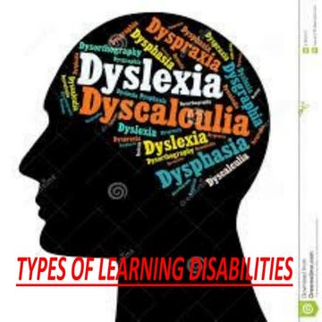 TYPES OF LEARNING DISABILITIES IN CHIDREN