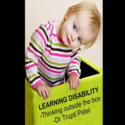 Learning Disability-Thinking outside the box