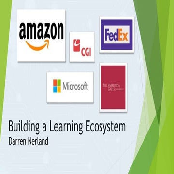 Learning Ecosystems