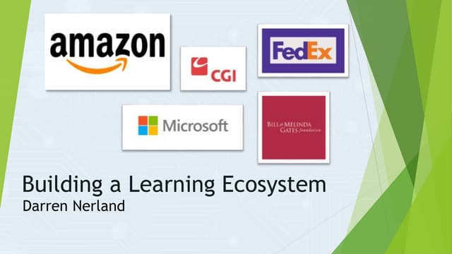 Learning Ecosystems