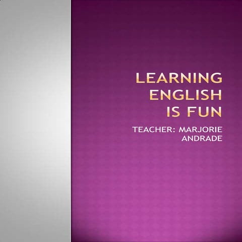 Learning english | PPTX