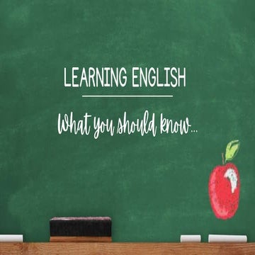 The Foundations of Learning English as 2nd Language
