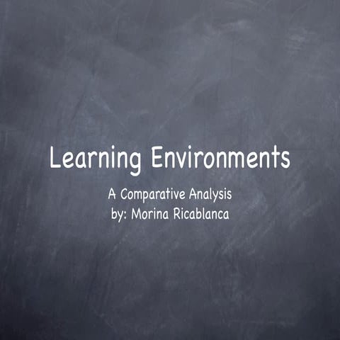 Learning environment