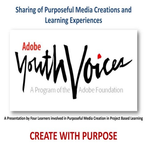 Learning experinces in purposeful media creation in pbl