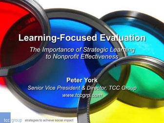 Learning focused Evaluation