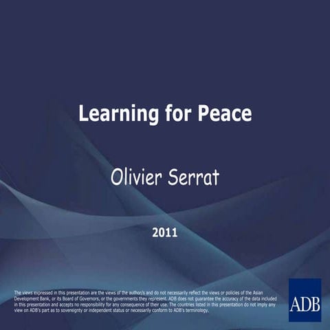 Learning for Peace | PPTX
