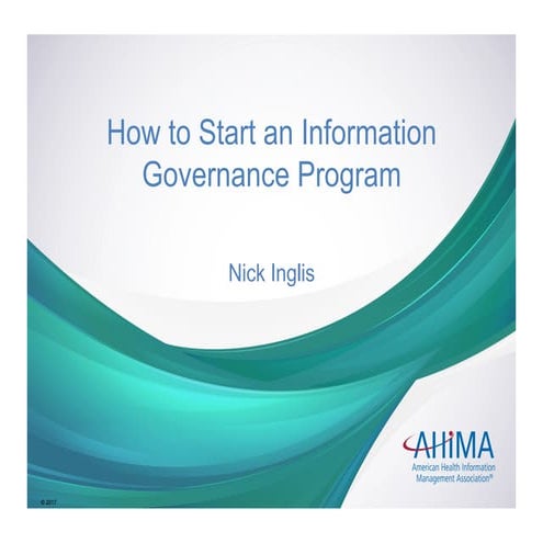 Learning From IG Experts In Healthcare & Beyond: How To Start An Information ...
