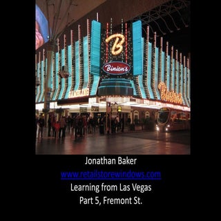 Learning from Las Vegas, Part 5