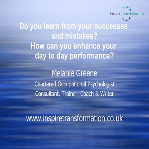 Learning from mistakes