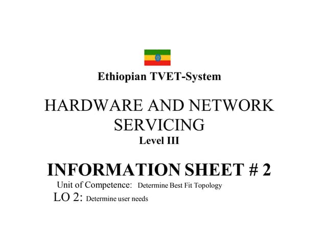 Learning Guide of Determine Best Fit Topology LO 2.pptx