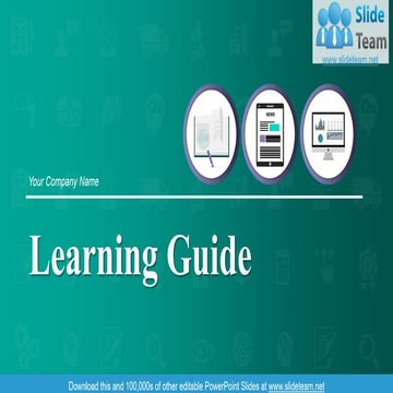Learning Guide PowerPoint Presentation Slides