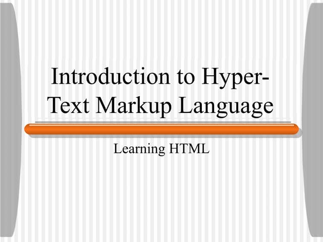 Learning Html