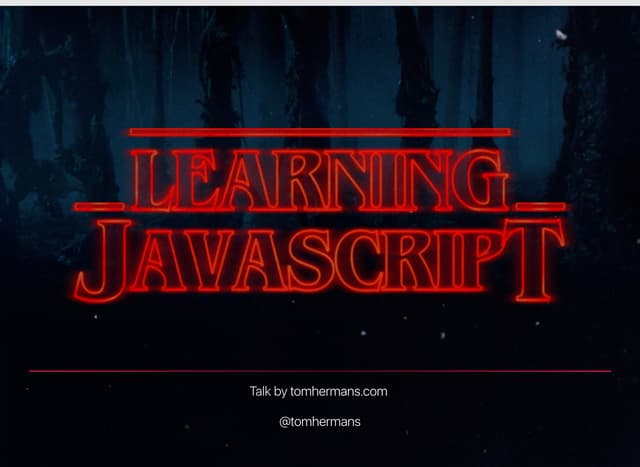 Learning java script and wordpress rest api by tom hermans   wordcamp netherl...
