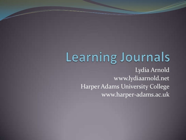 learning-journals