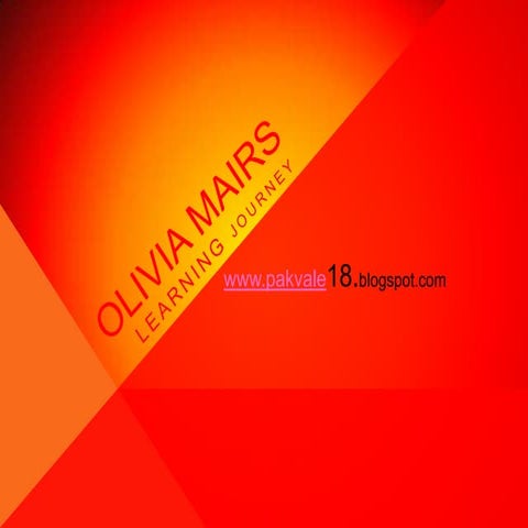 Learning journey olivia2