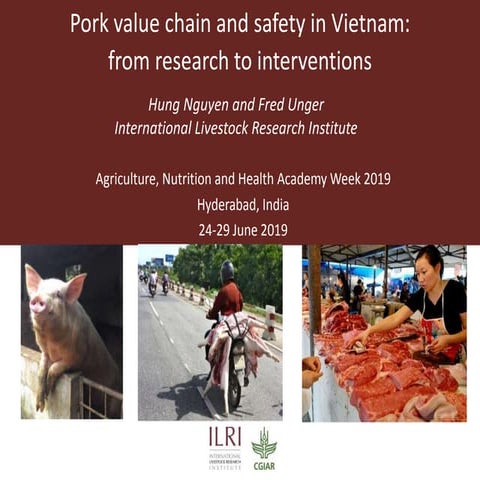Pork value chain and safety in Vietnam: From research to interventions