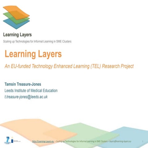Learning Layers Introduction - Informal Learning @ Work