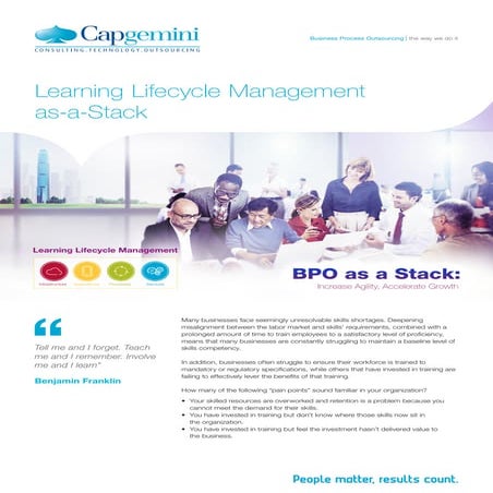 Learning lifecycle management as-a-Stack