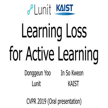 Learning loss for active learning