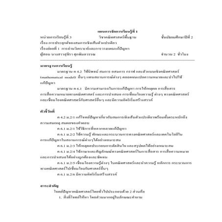 Learning management plan 1