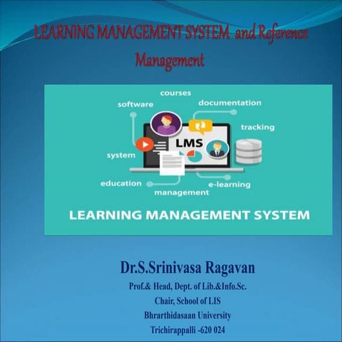 Learning Management System and Reference Management krishan.ppt