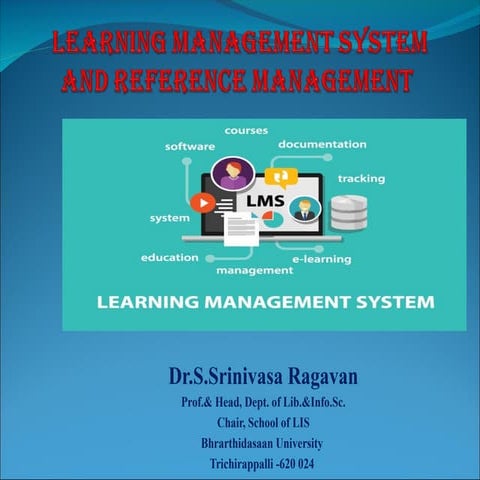 Learning Management System and Reference Management krishan.ppt