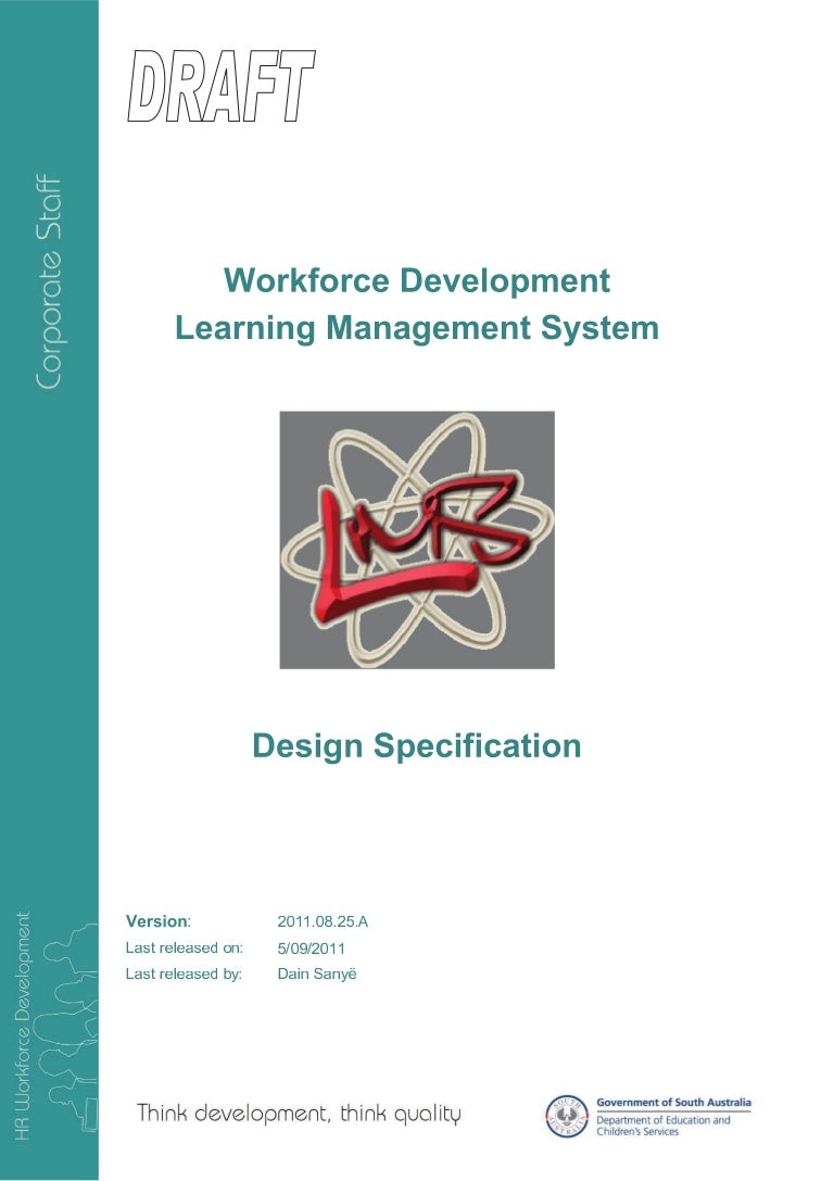 Learning Management System Design Specification Preview Learning Management System Design Specification Preview