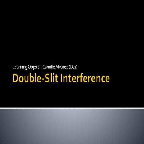Double-Slit Interference