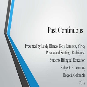 Past Continuous Explanation