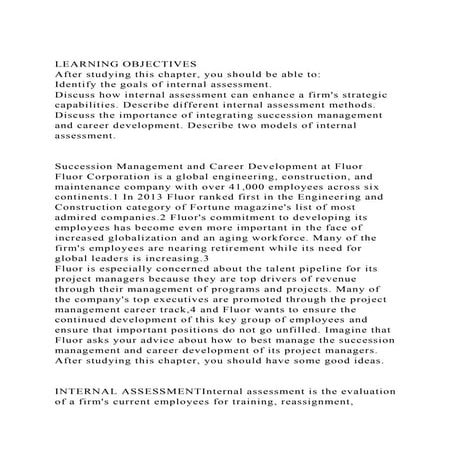 LEARNING OBJECTIVESAfter studying this chapter, you should be ab.docx