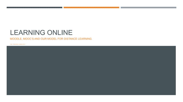 Learning online
