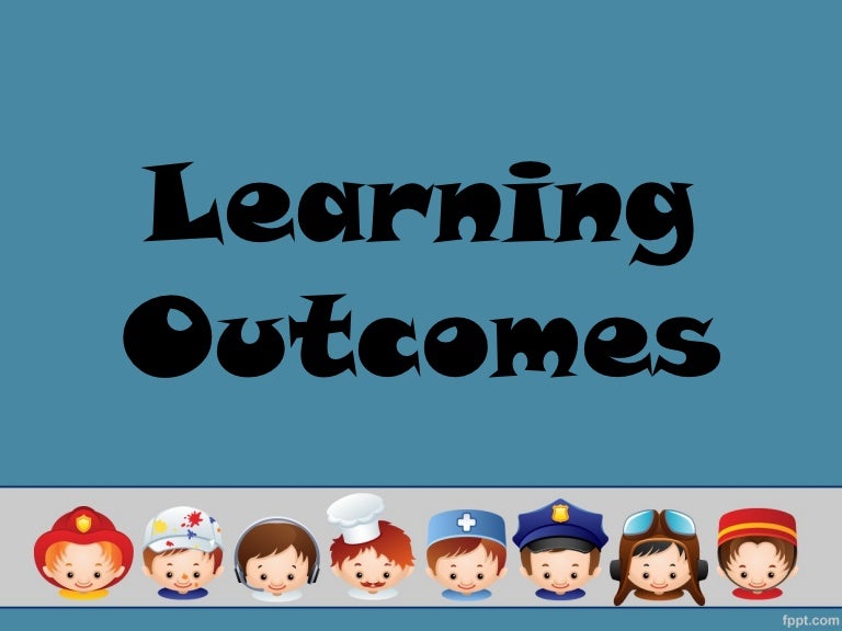 Learning outcomes