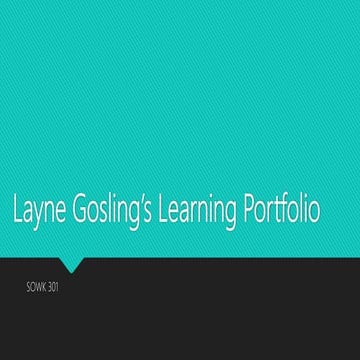 Learning portfolio 2 2