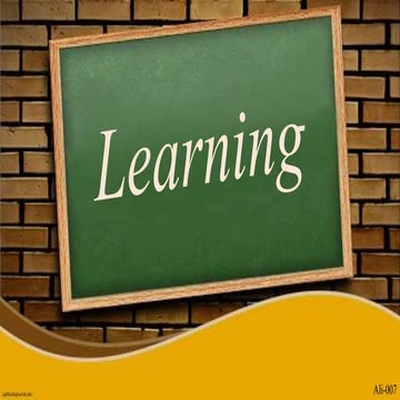 Learning in psychology | What is learning?