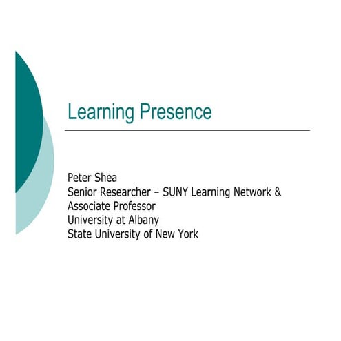 Learning Presence