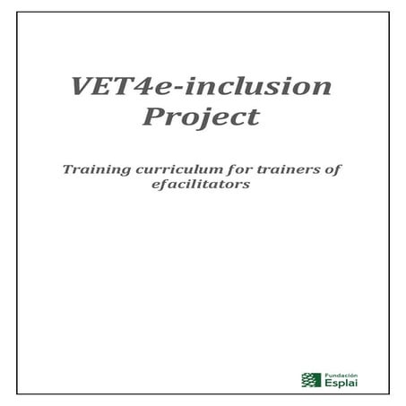 Learning program design of vet4ei inclusion project
