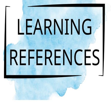 LEARNING REFERENCESssssssssssssssss.pptx