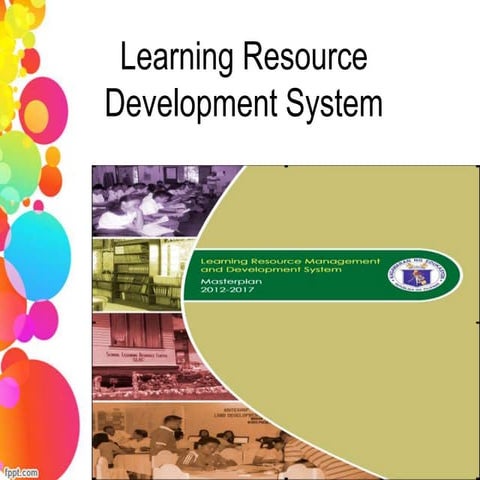 Learning resource development system | PPTX | Science