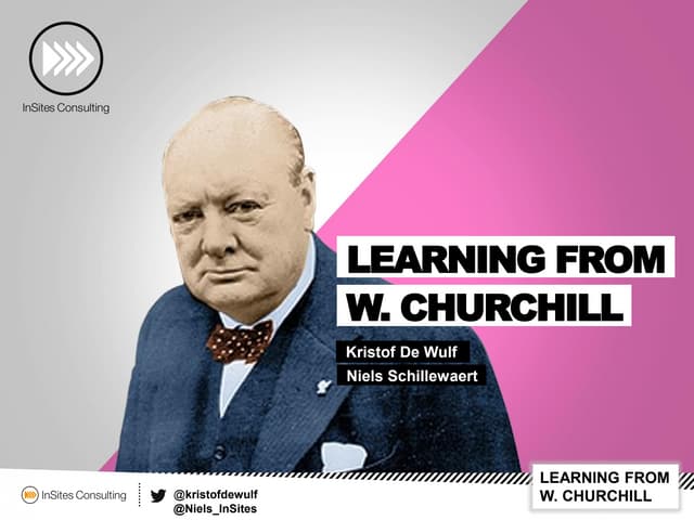 Learnings from Winston Churchill