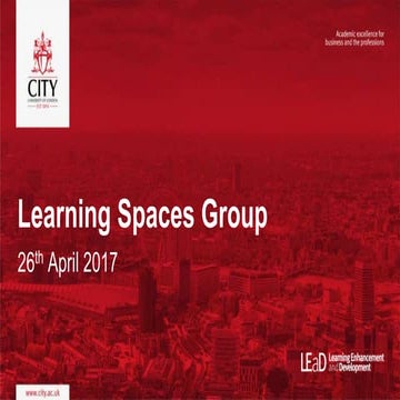 Learning Spaces Group - April 2017