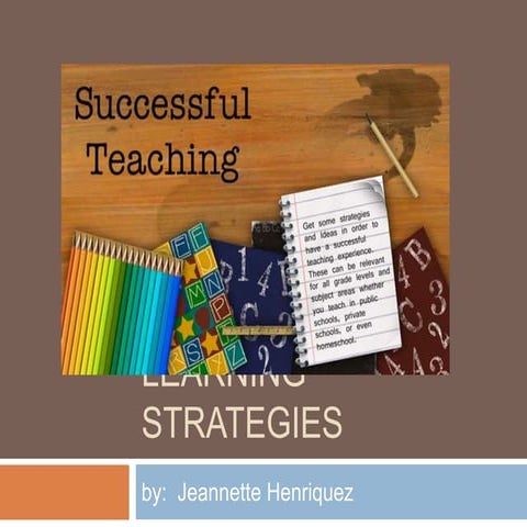 Learning strategies
