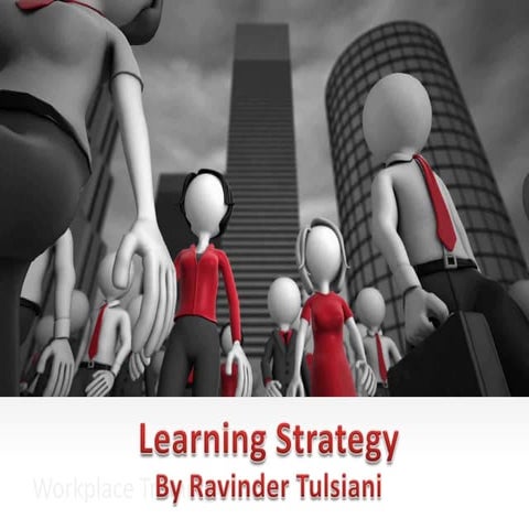 Learning Strategy Presentation By Ravinder Tulsiani