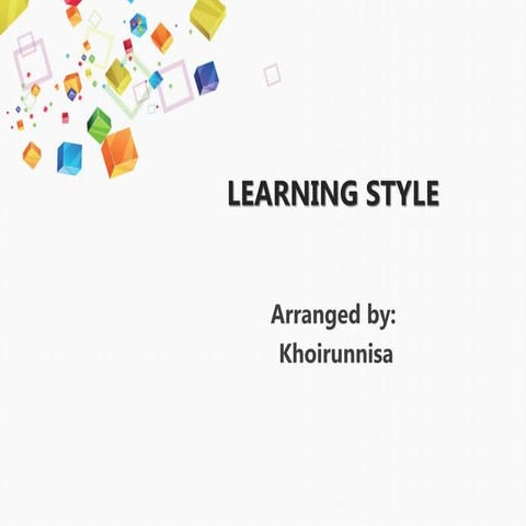 Learning style 