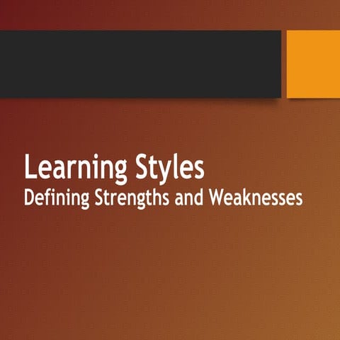 Learning styles