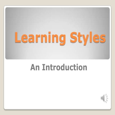 Learning Styles 