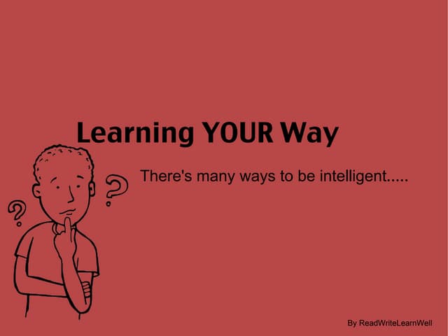 Learning styles presentation