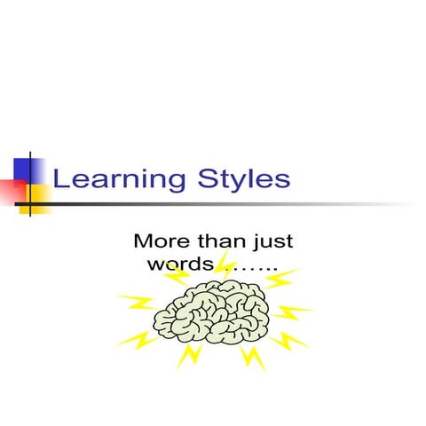Learning styles presentation