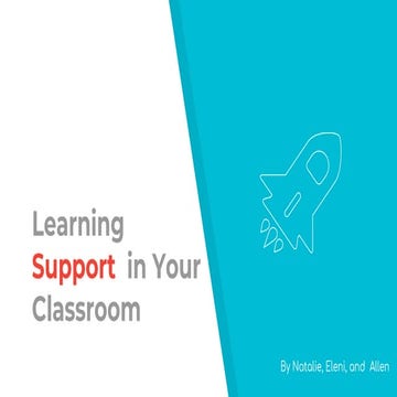 Learning support | PDF | Educational Assessment | Education