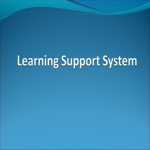 Learning Support System