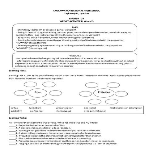 Learning task english